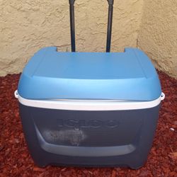 ROLLING COOLER WITH HANDLE 