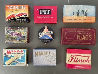 Set of Vintage Parker-Brother Games