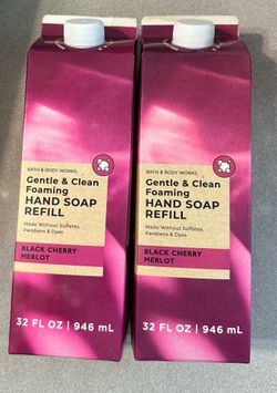Bath & Body Works Gentle and Clean Hand soap Refill Black Cherry Merlot