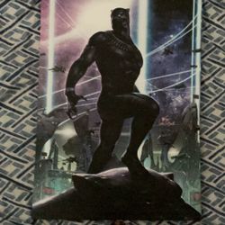 Black panther painting 
