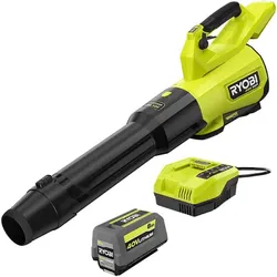 40V HP Brushless Whisper Series 180 MPH 800 CFM Cordless Battery Leaf Blower with 8.0 Ah Battery and Charger