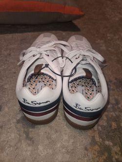 Ben Sherman White Low-Top Sneakers 10.5