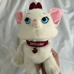 Plush toy of Marie from Disney's The Aristocats
