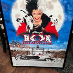 Original Theatrical One-sheet 101 Dalmatians Movie Poster 27x40