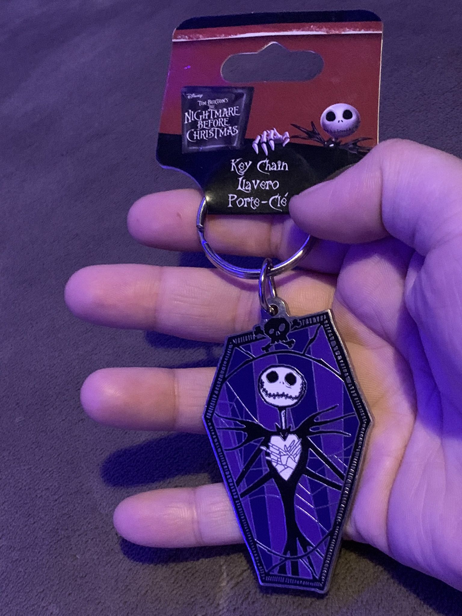 Official Disney “Nightmare Before Christmas” key chain