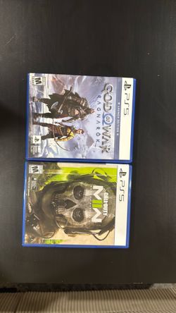 PS5 Games – God of War Ragnarök + Call of Duty MWII – Excellent Condition