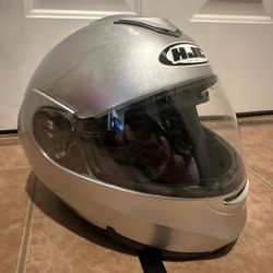 HJC Symax 2 Modular Motorcycle Helmet Silver | Size Small