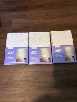 Window curtains 3 panels 50 x 84 inch