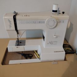 Sewing Machine with Table and Chair