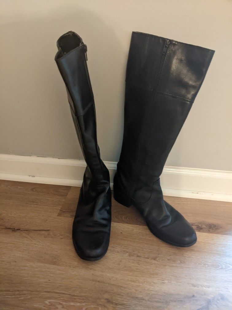 Black Leather Boots