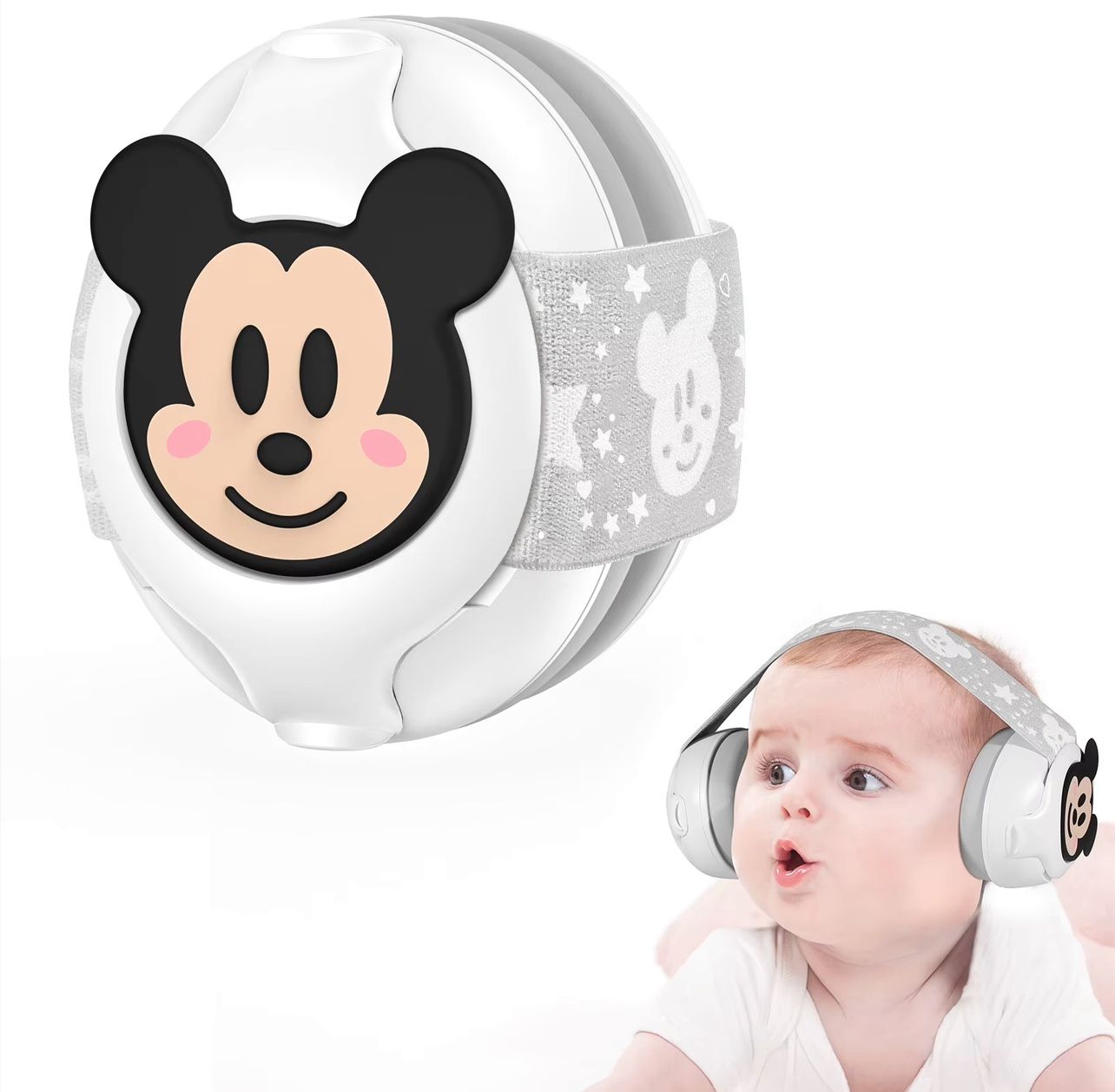 Mickey Mouse Baby Ear Protection Headphones - 