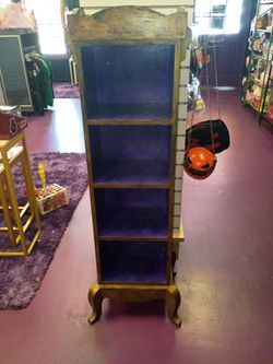 Wooden magical shelf