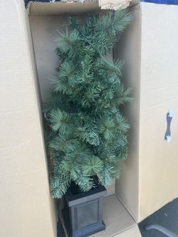 One Decorative Christmas Tree 