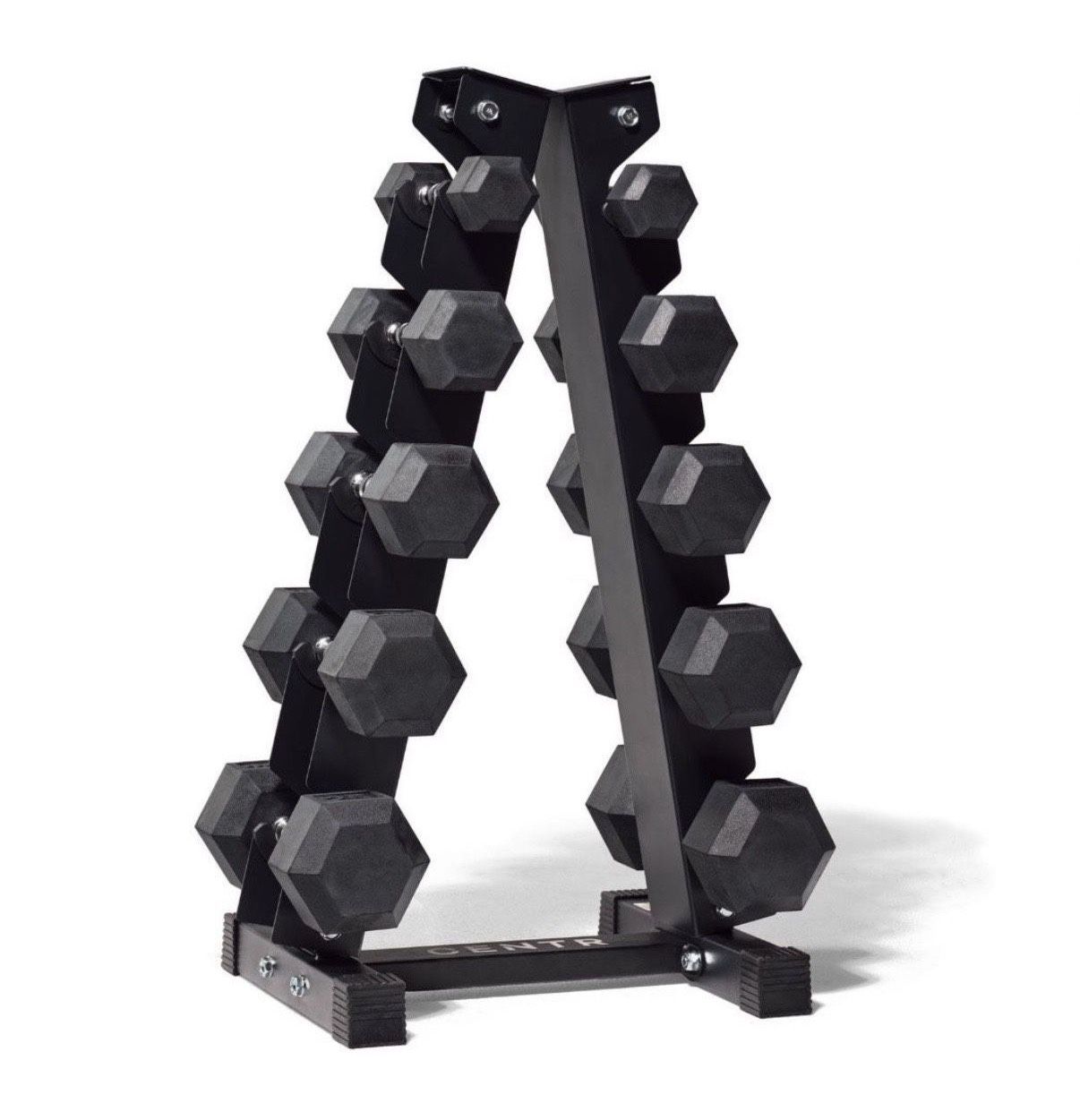 Centr 150 lb. Dumbbell Weight Set with Rack Brand New In Box Only $189