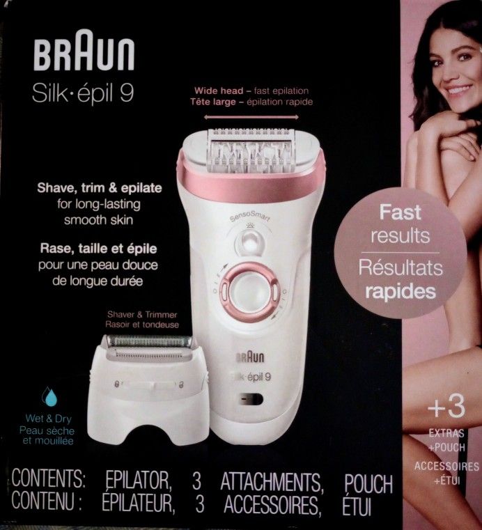 Braun Silkepil 9720 2in1 Women's Cordless Wet & Dry Epilator