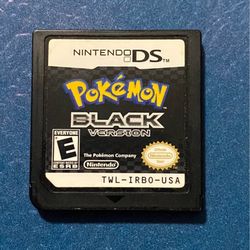 Pokemon Black Version Nintendo DS Game Cartridge