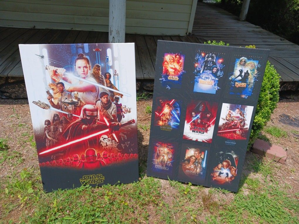 Star Wars Canvas Posters 3ftx2ft