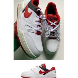 Nike Full Force Low Red/White/Black Men’s size 11.4 NEW NO BOX!! 