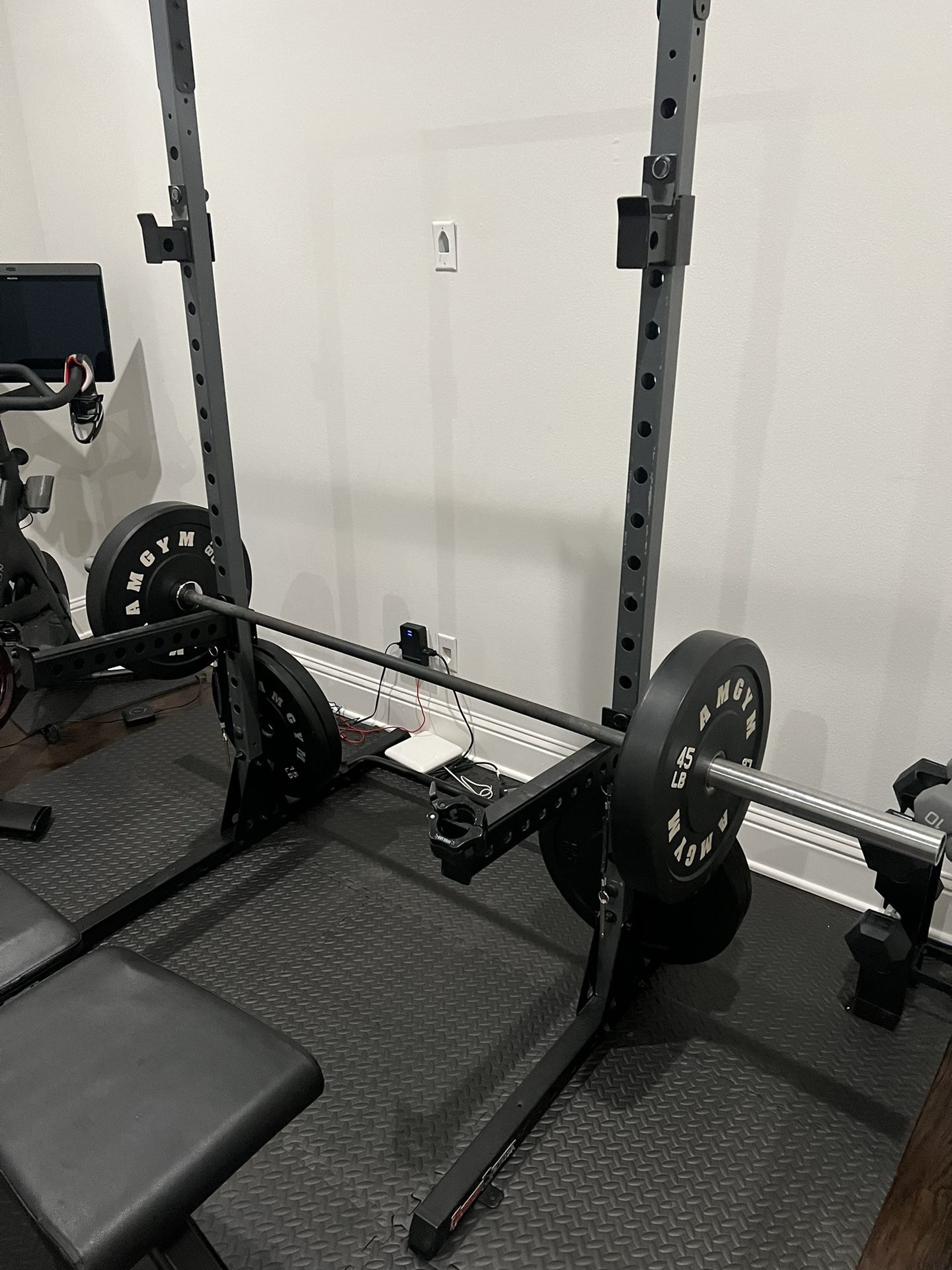 Squat Rack And Bench Press