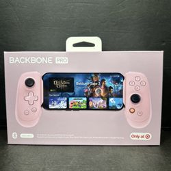 Backbone Pro Pink For Android Devices/iPhone 15 Above PINK Limited Edition
