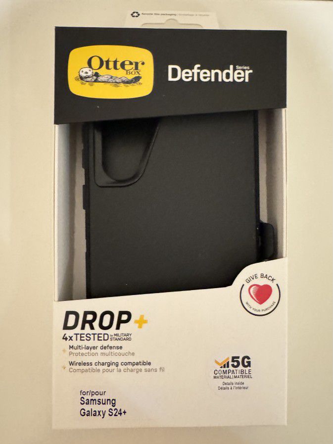 Samsung Galaxy S24+(plus)/S24 Otterbox Defender Series Case With Belt Clip Holster 
