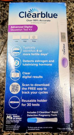 New Clearblue Advanced Digital Ovulation test kit. - $20