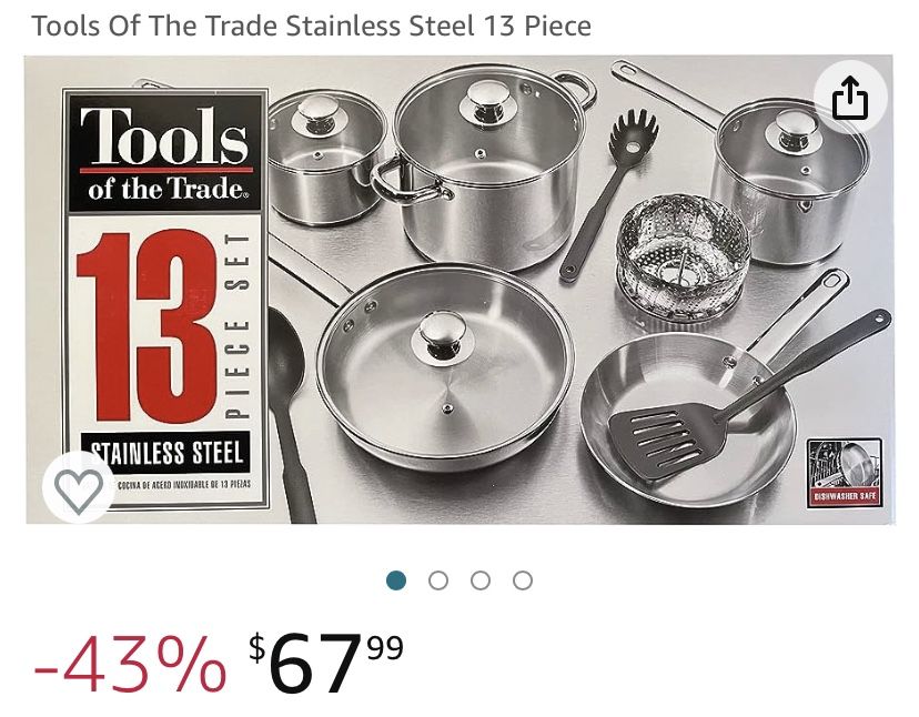 Tools Of The Trade Stainless Steel 13 Piece