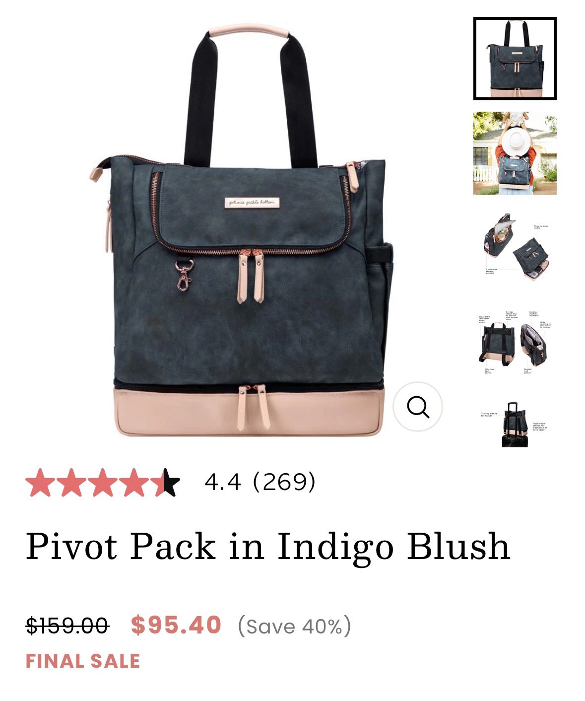 Petunia Pickle Bottom Pivot Pack Diaper Bag