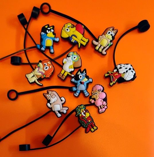 Bluey Straw Toppers NEW