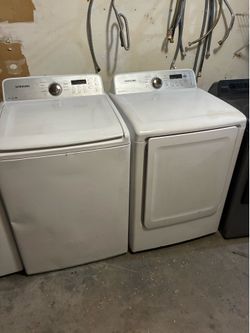 SAMSUNG WASHER & GAS DRYER