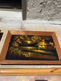 Velvet painting