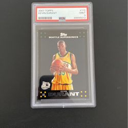 2007 Topps Kevin Durant (RC) #112 PSA 9