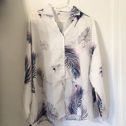 Tropical Pattern Blouse