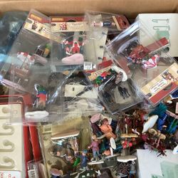 Christmas Village , Box Of Figures …Lemax Dept 56 