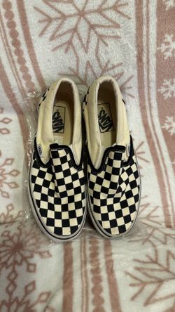Checkered Slip On Vans