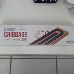 New In Box Cribbage Board