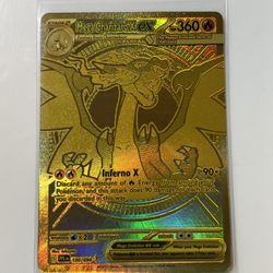 MEGA CHARIZARD X EX GOLD 130/094 PHANTASMAL FLAMES