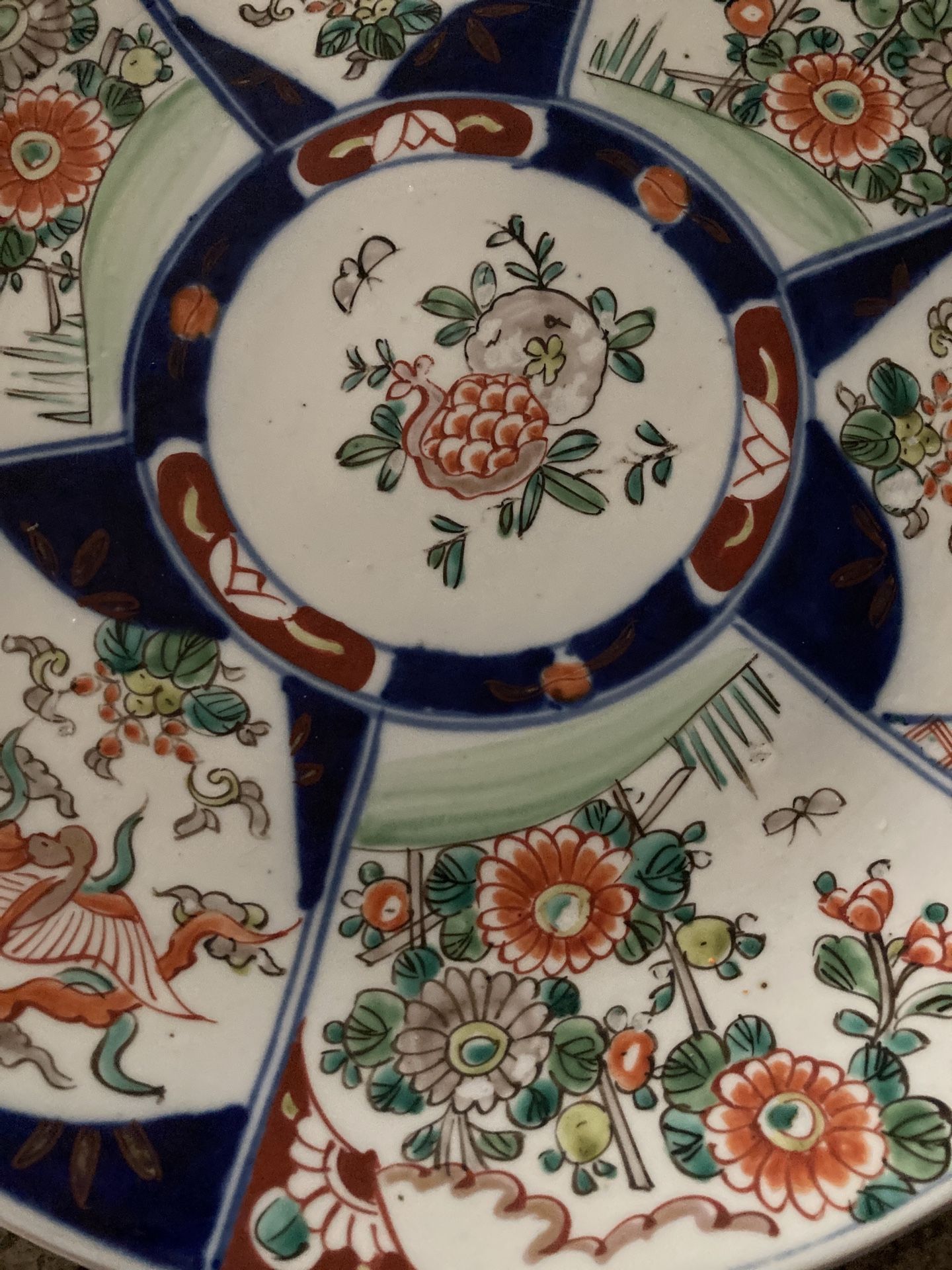 Japanese Imari Charger 14.5”