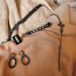 Black And Silver Jewelry