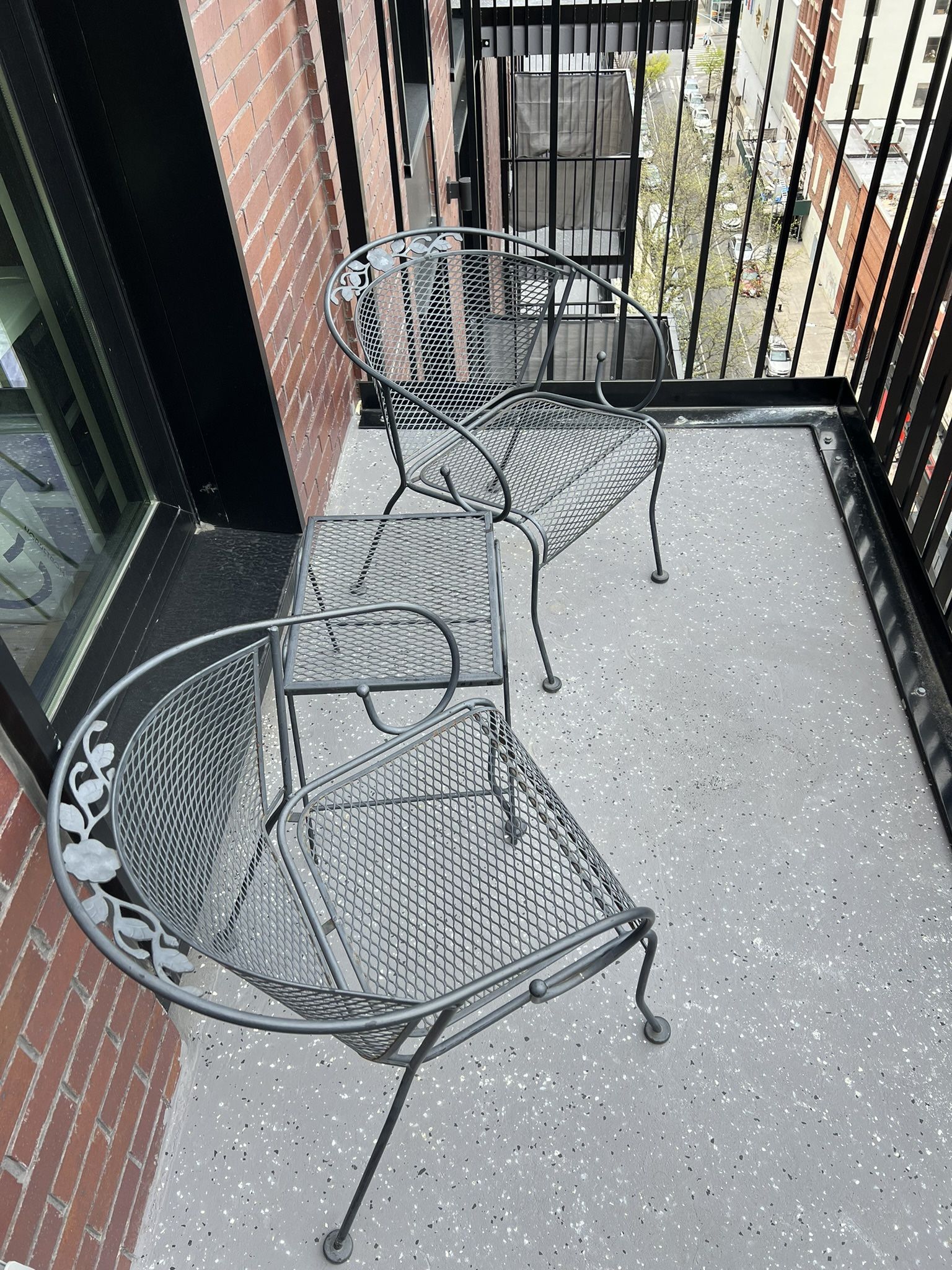 Patio Chairs and Small Table