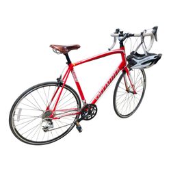 Specialized Allez 61cm Road Bike FACT Carbon Fork Shimano Sora Brooks Swift