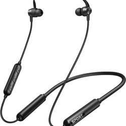 new Neckband Bluetooth Headphones, Bluetooth 5.3 Wireless Headphones 80Hrs Extra Long Playtime Stereo Bass in-Ear Headsets with Mic, IPX6 Waterproof E