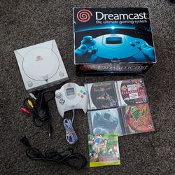 Sega Dreamcast Console with Box