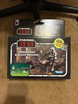 Star Wars Vintage Collection Hasbro Kenner Speeder Bike with Scout Trooper