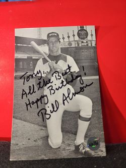 Bill Almon White Sox authentic autographed 3.5 x 5 photo W/coa