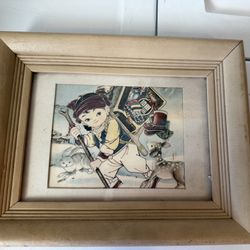 Vintage Mid Century Modern Print Small