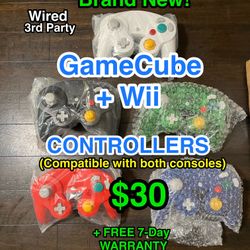 🎮 NEW Wired GameCube Controllers (Works with GameCube & Wii)