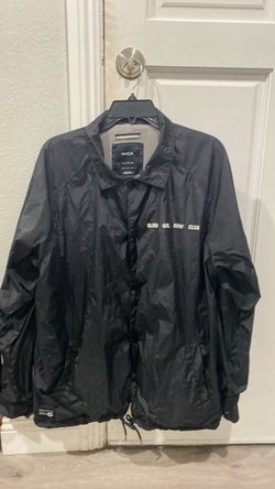 RVCA, windbreaker, blind girl surf club, black jacket, XL