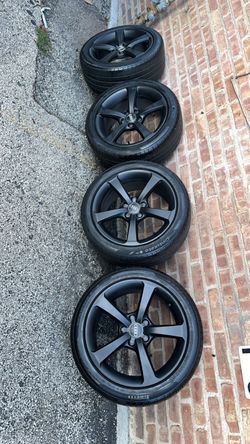 17” Audi rims and tires sensors included 5x112 bolt patter.