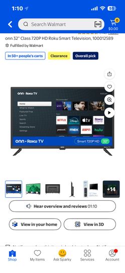 Onn Roku TV 32 Inch